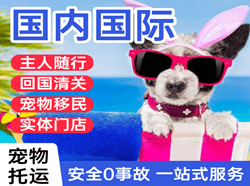 牡丹江海浪机场空运国际宠物托运 【国